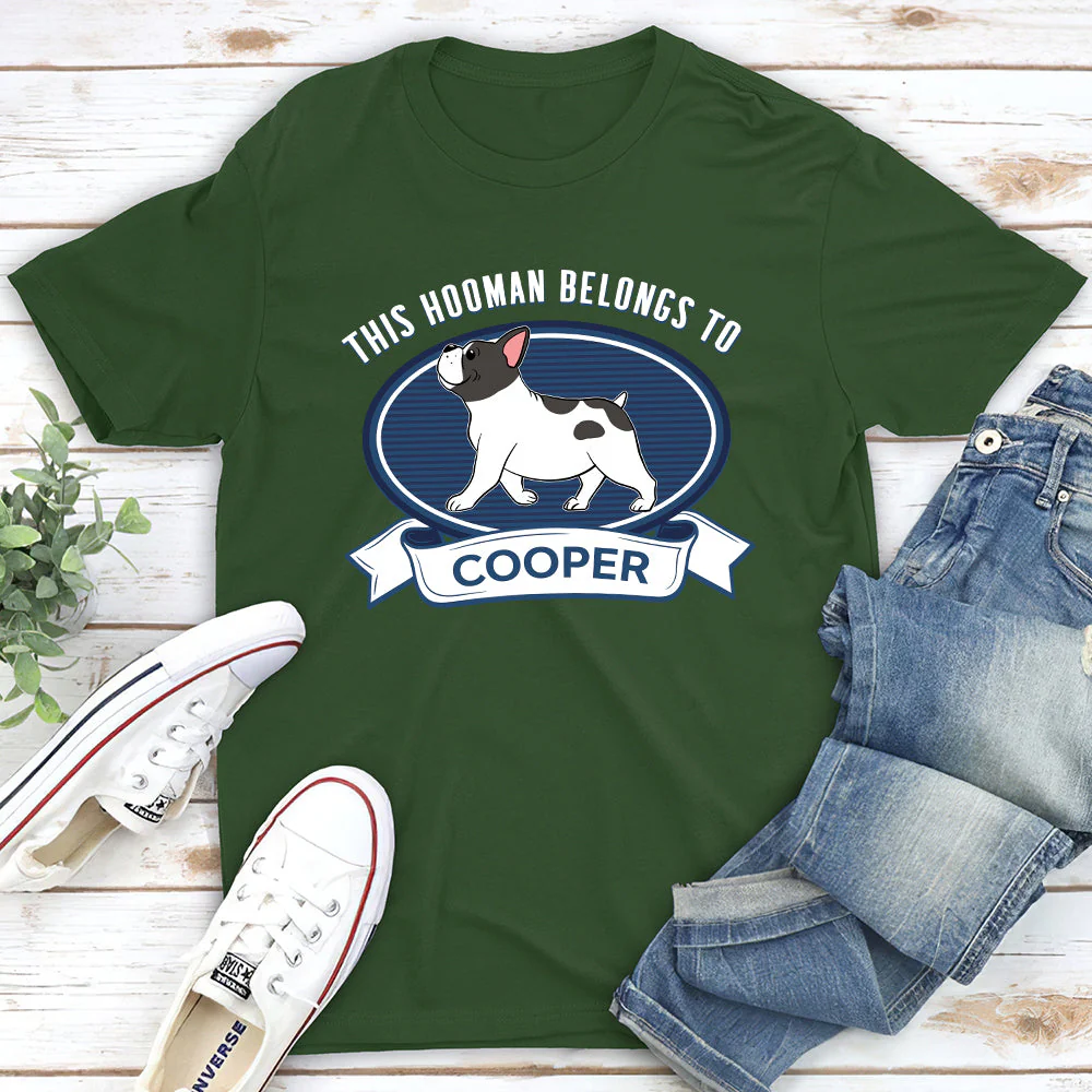 Hooman Belongs - Personalized Custom Unisex T-shirt - Image 2
