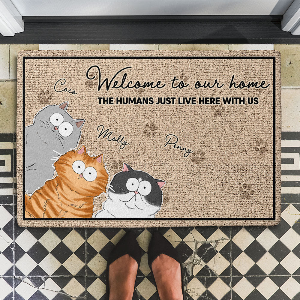 Hope You Like Fur Babies - Personalized Custom Doormat - Image 4