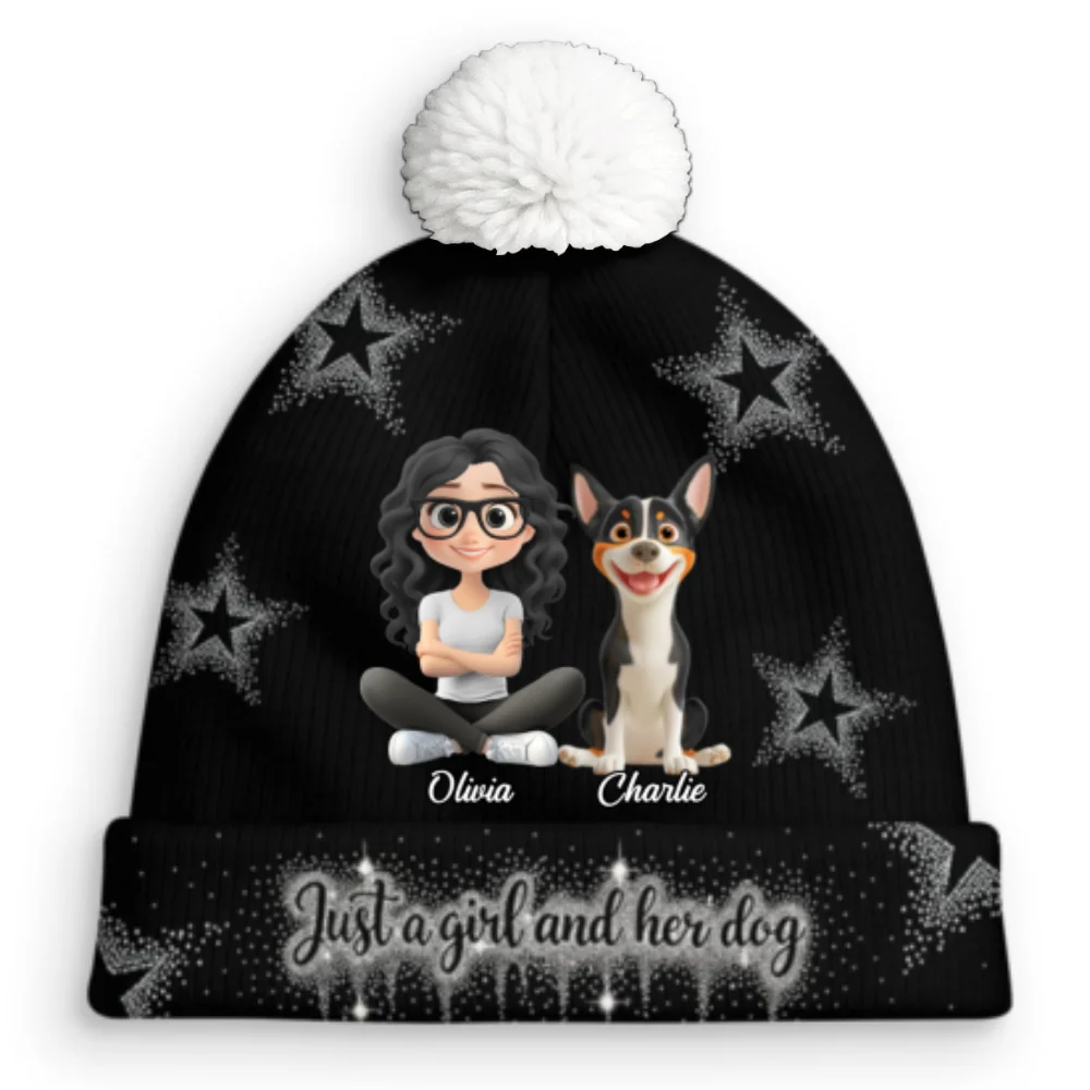 How Blessed I Am - Personalized Custom 3D Effect Bobble Beanie Hat - Image 8