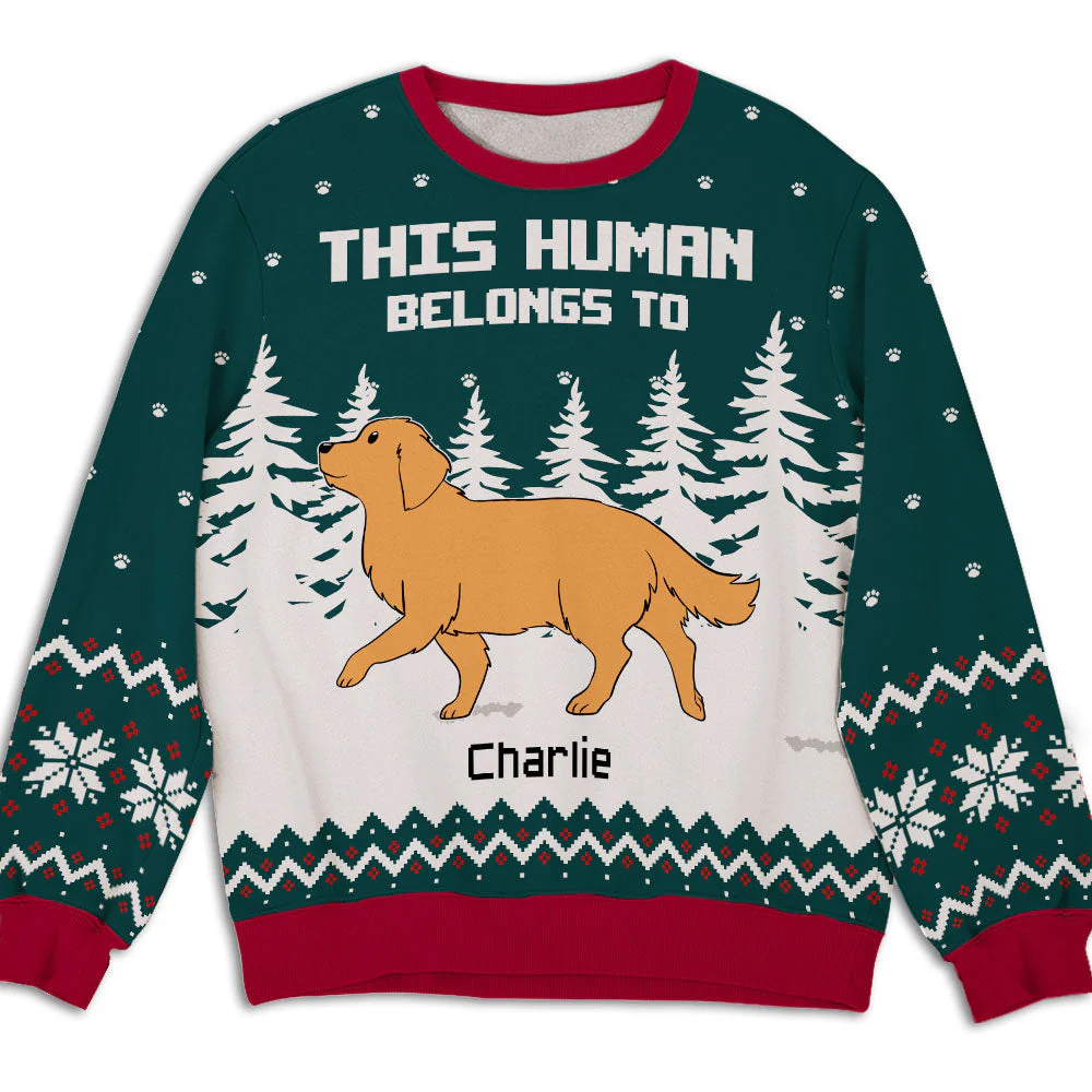 Human Belongs 2 - Personalized Custom All-Over-Print Sweatshirt