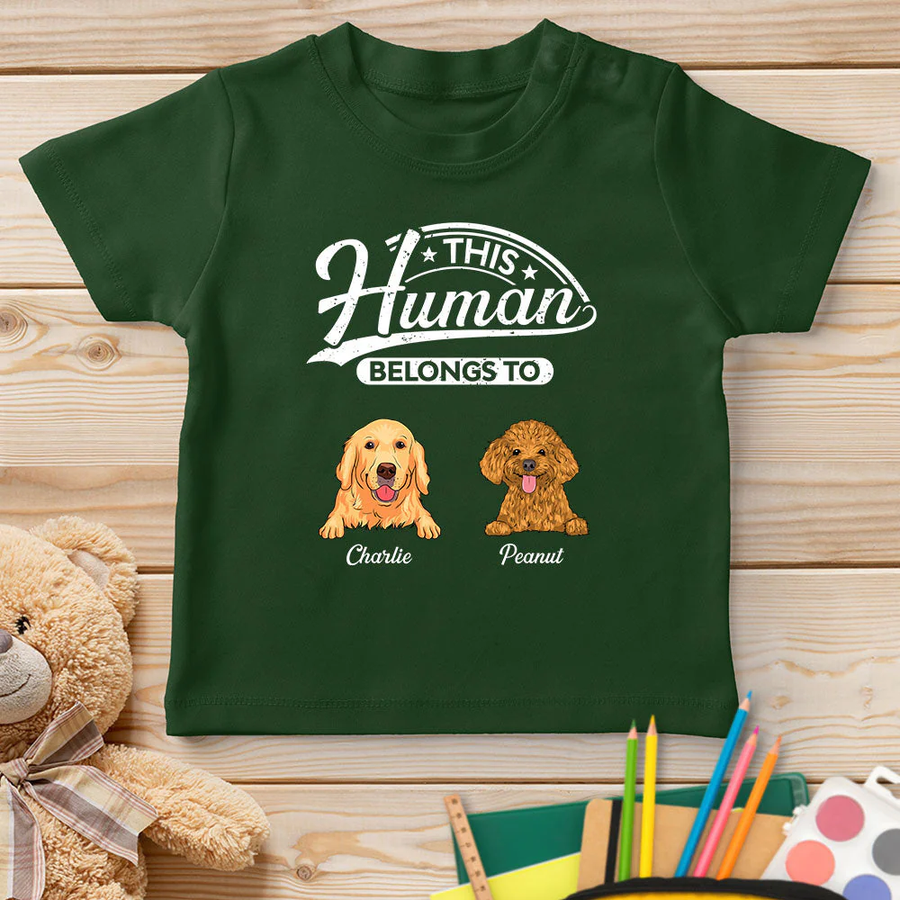 Human Belongs 2 - Personalized Custom Youth T-shirt - Image 3