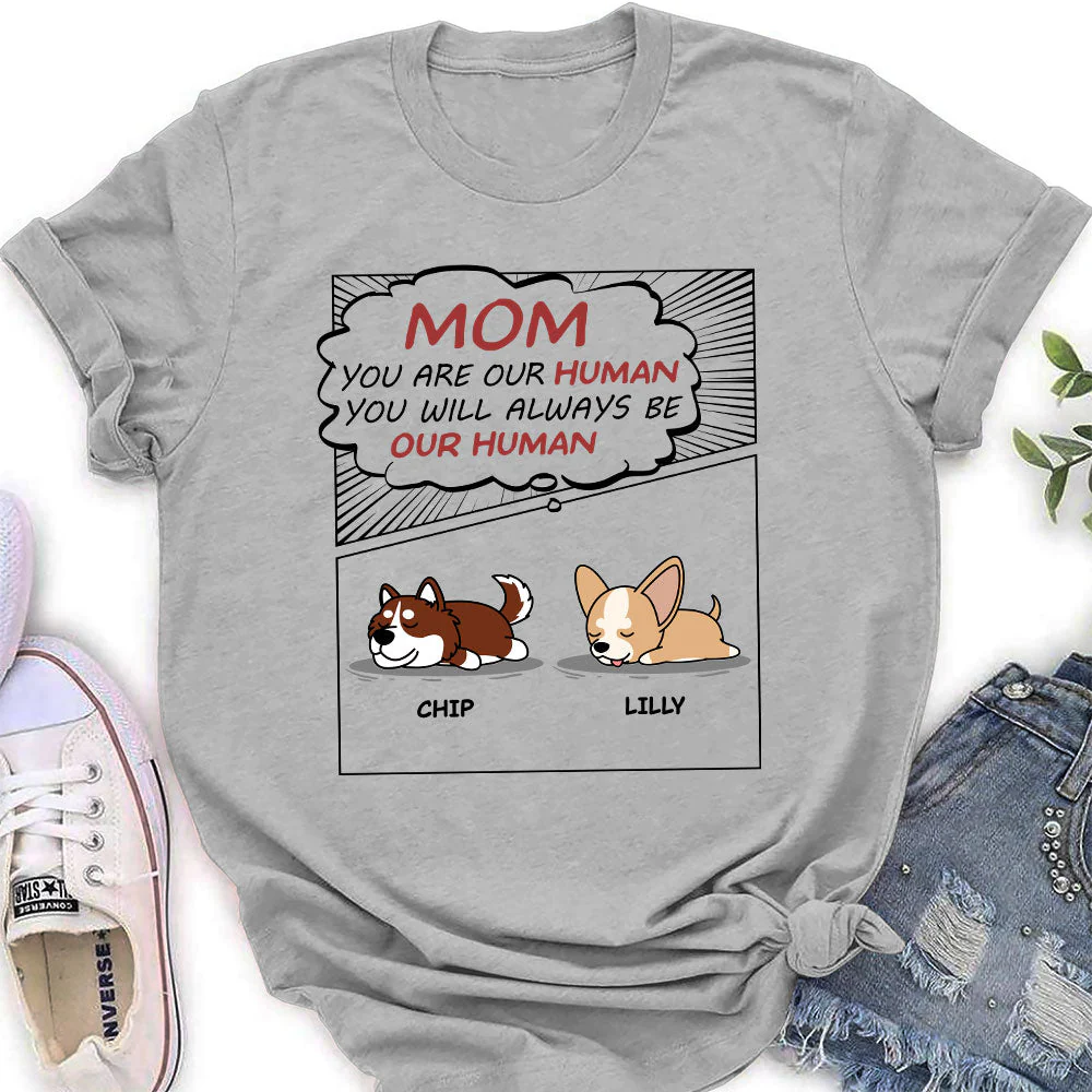 Human, My Human - Personalized Custom Women's T-shirt - Image 2