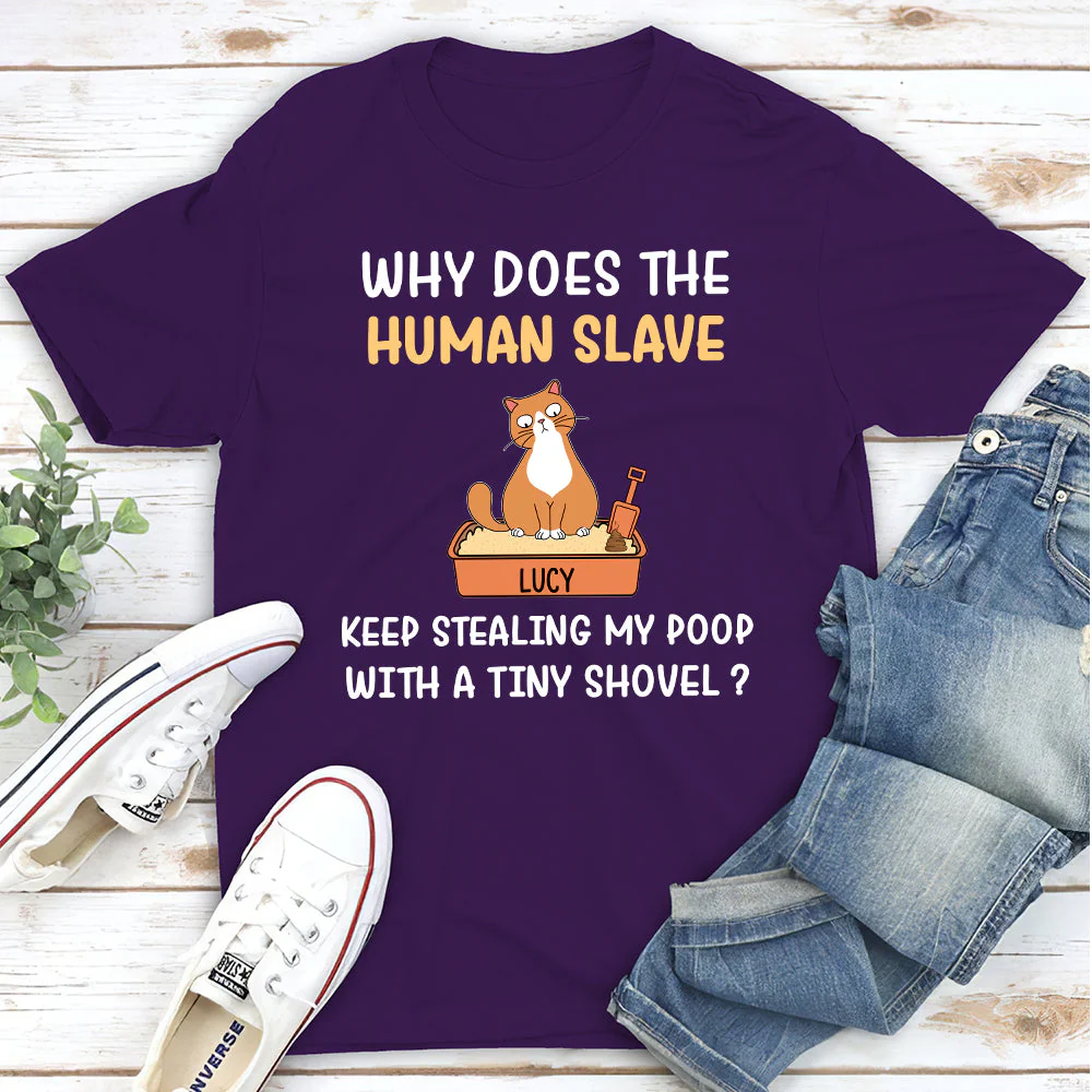 Human Slave - Personalized Custom Unisex T-shirt - Image 5