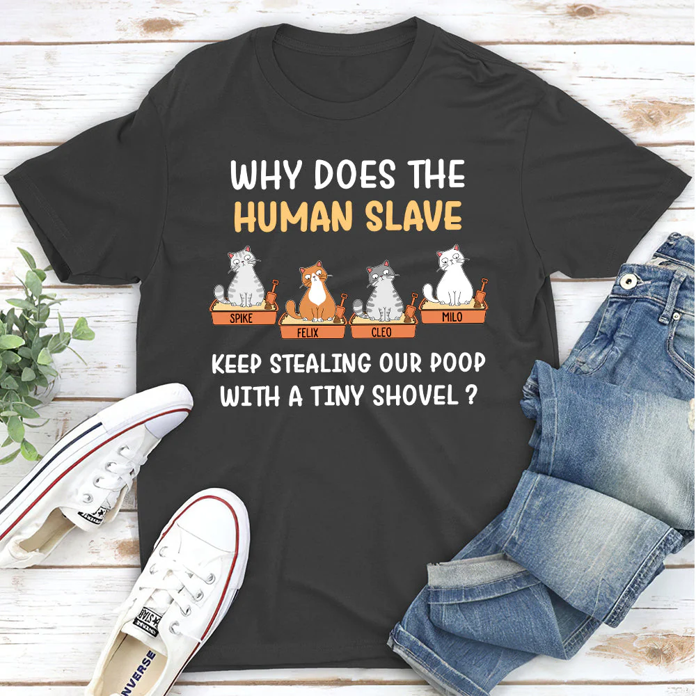 Human Slave - Personalized Custom Unisex T-shirt - Image 6