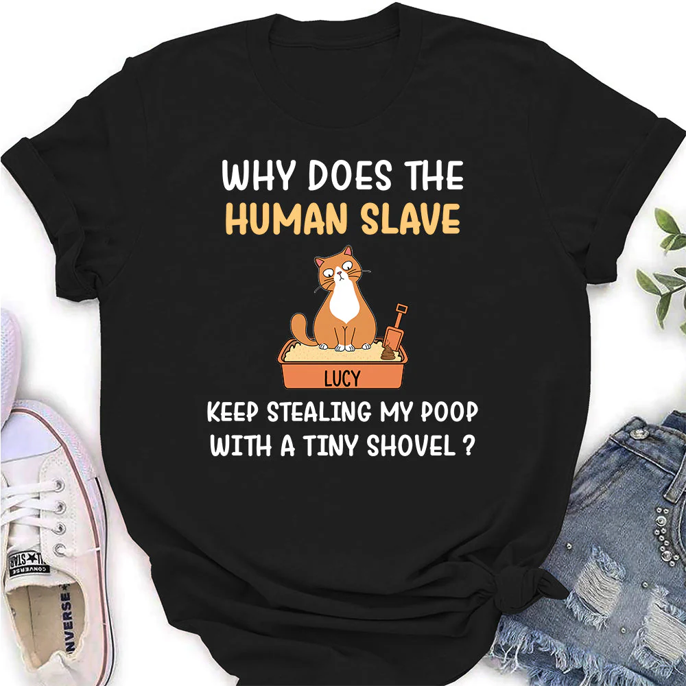 Human Slave - Personalized Custom Women's T-shirt - Image 2