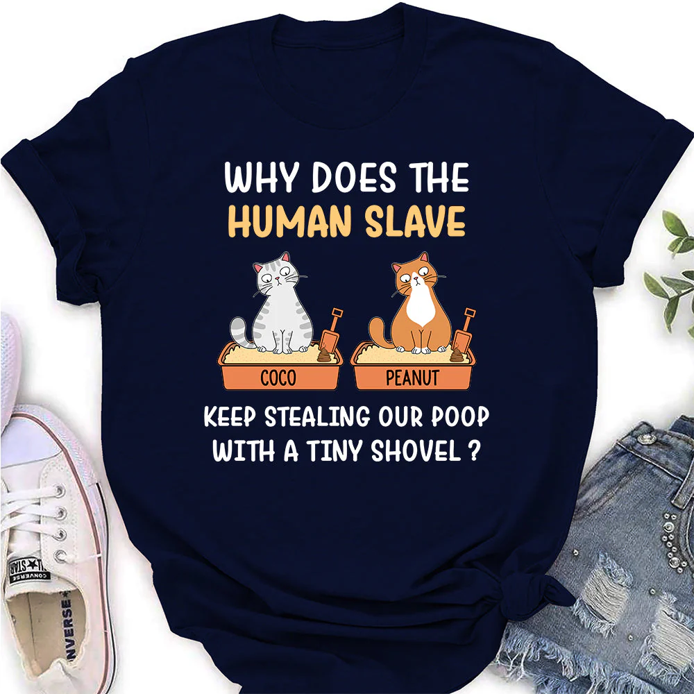 Human Slave - Personalized Custom Women's T-shirt - Image 3