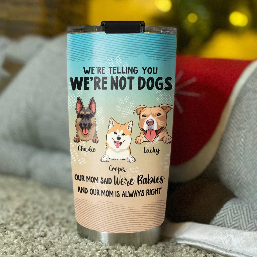 I Am A Baby - Personalized Custom Tumbler - Image 3