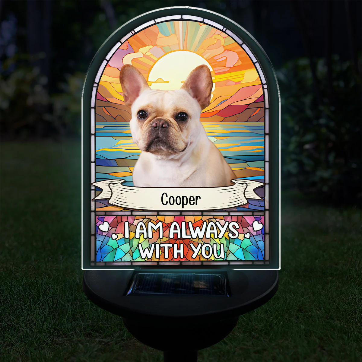 I am Always With You  - Personalized Custom Solar Light - Image 8