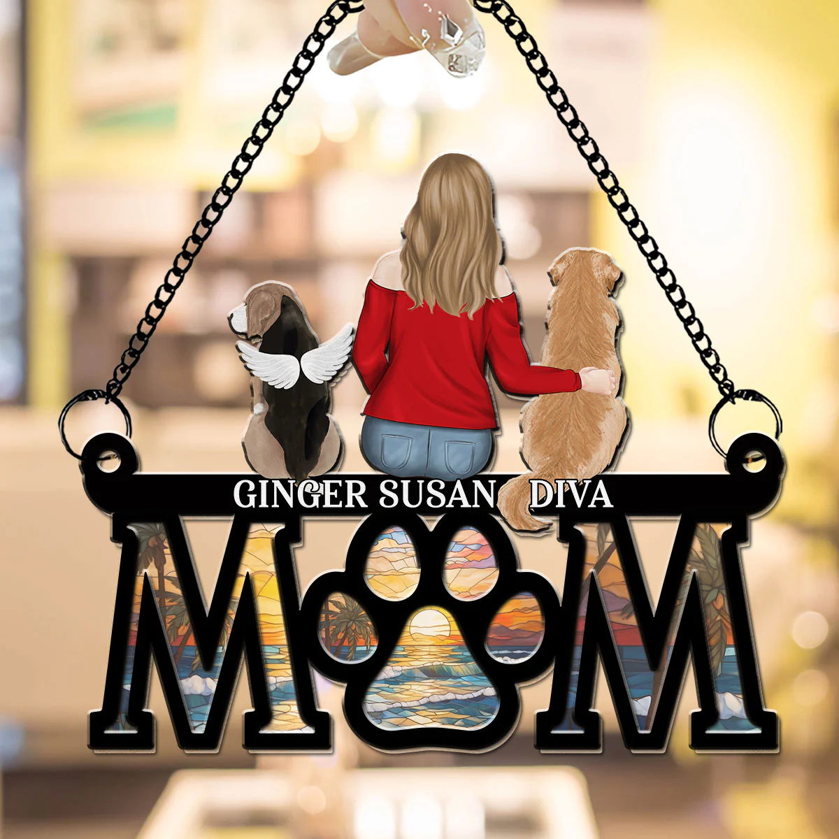 I Am Here For You - Personalized Custom Suncatcher