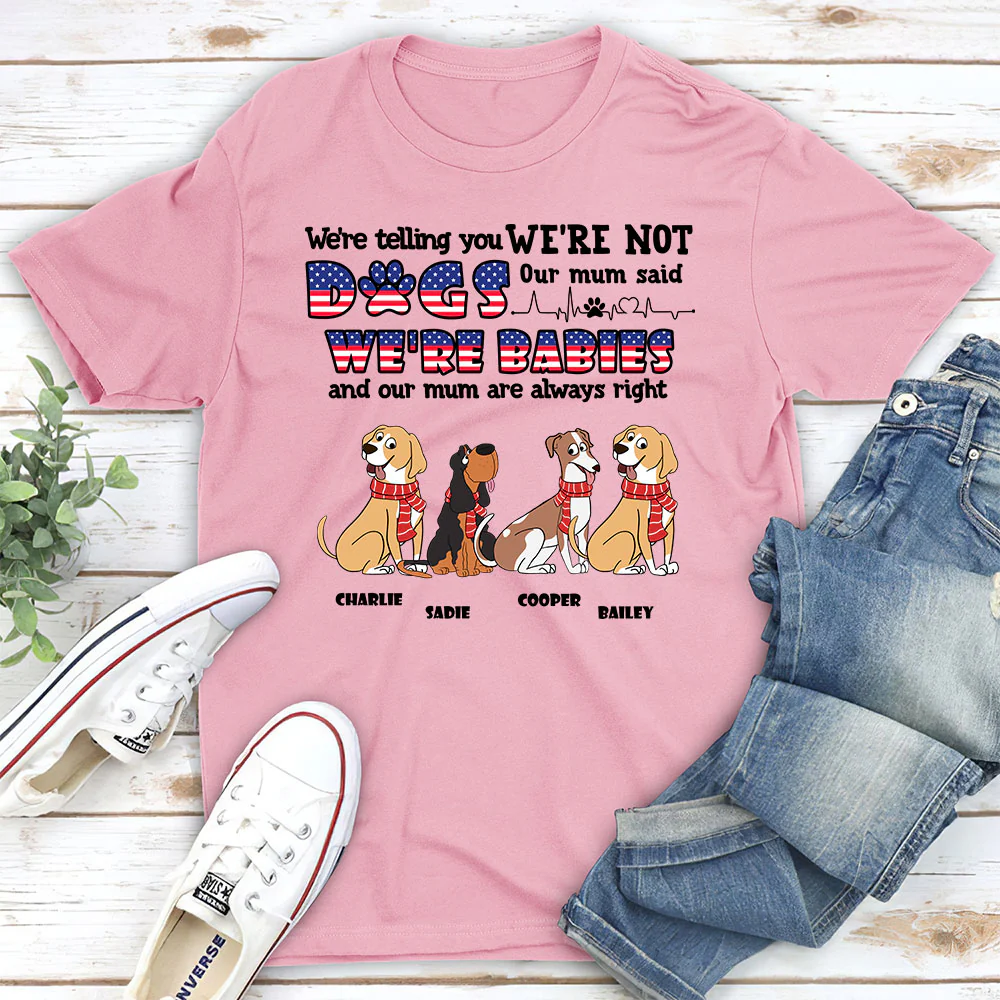 I Am Not A Baby - Personalized Custom Unisex T-shirt - Image 3