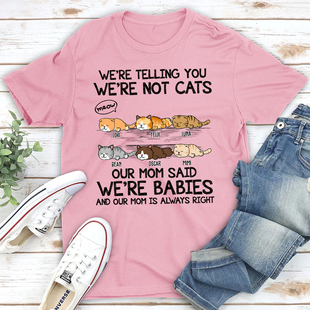 I Am Not A Cat - Personalized Custom Unisex T-shirt - Image 4