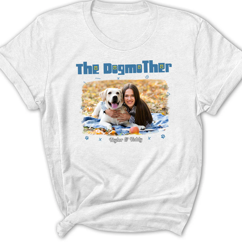 I Am The Dogmother Photo - Personalized Custom Women's T-Shirt