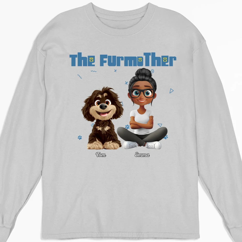 I Am The Furmother - Personalized Custom Long Sleeve T-Shirt - Image 3
