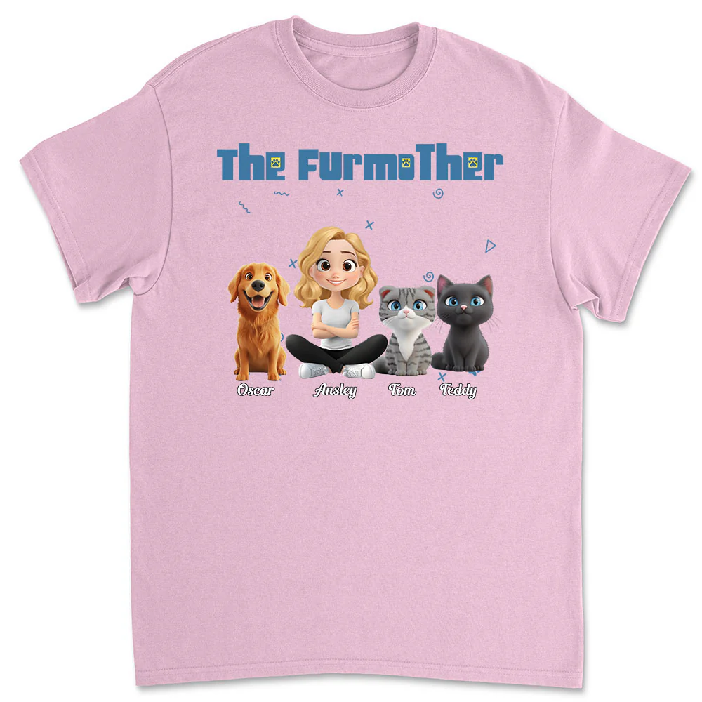 I Am The Furmother - Personalized Custom Unisex T-Shirt - Image 2