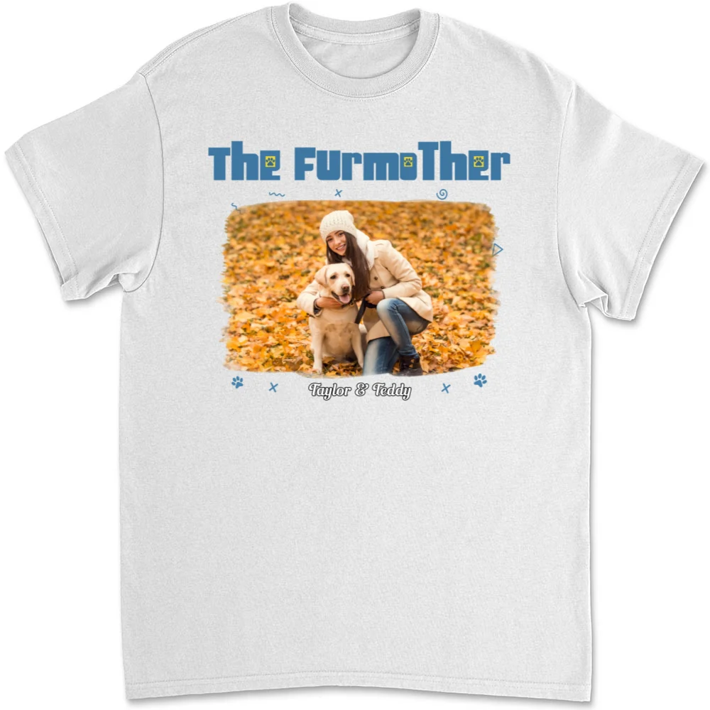 I Am The Furmother Photo - Personalized Custom Unisex T-Shirt - Image 8