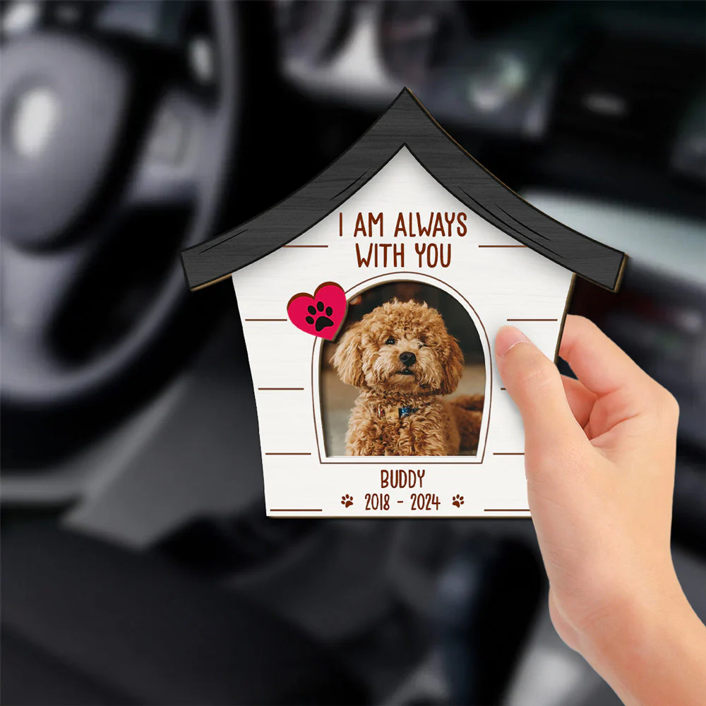 I Am With You - Personalized Custom Car Visor Clip - Image 2