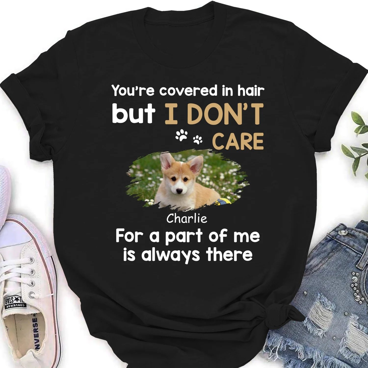 I Do Not Care Photo - Personalized Custom Women's T-shirt - Image 6