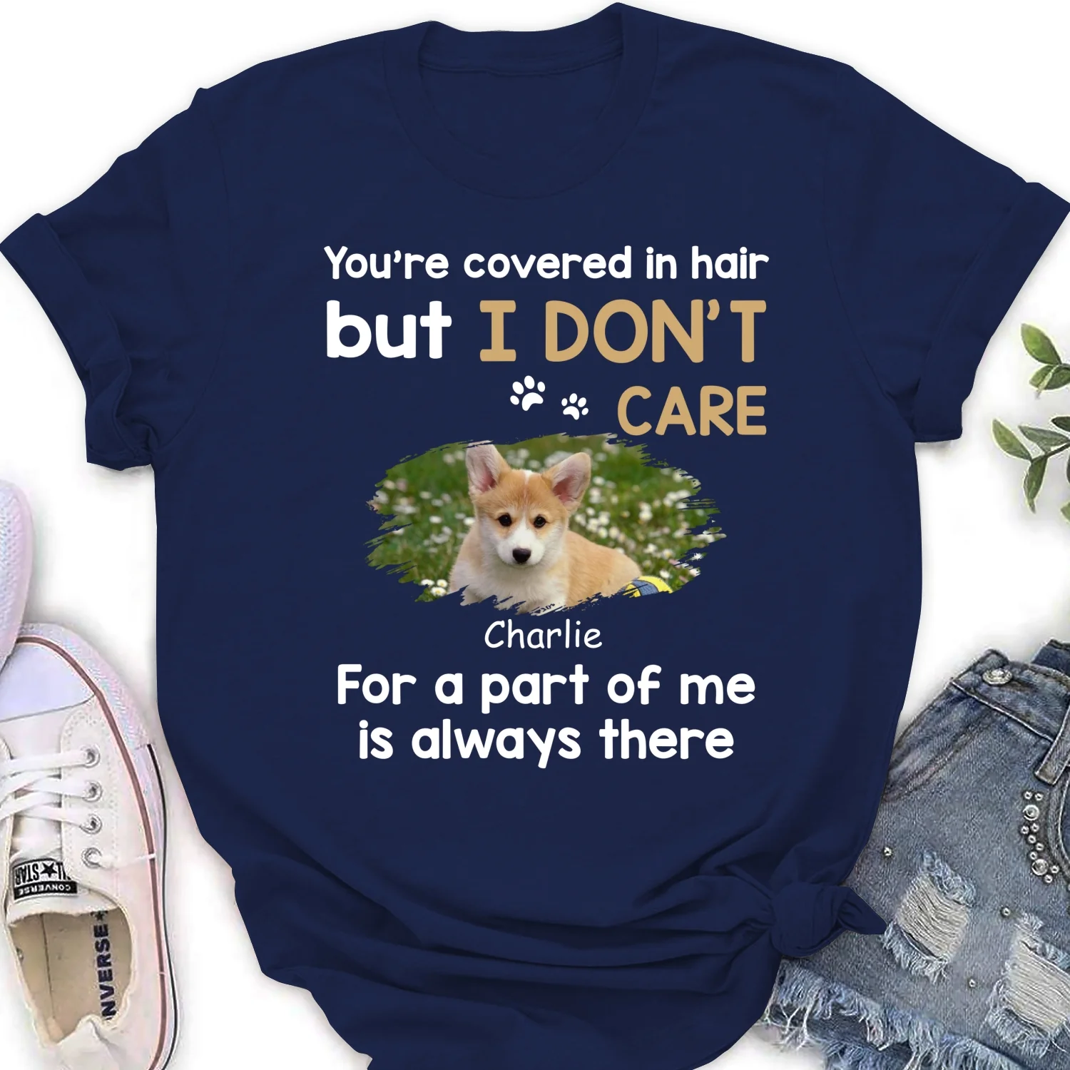 I Do Not Care Photo - Personalized Custom Women's T-shirt - Image 7