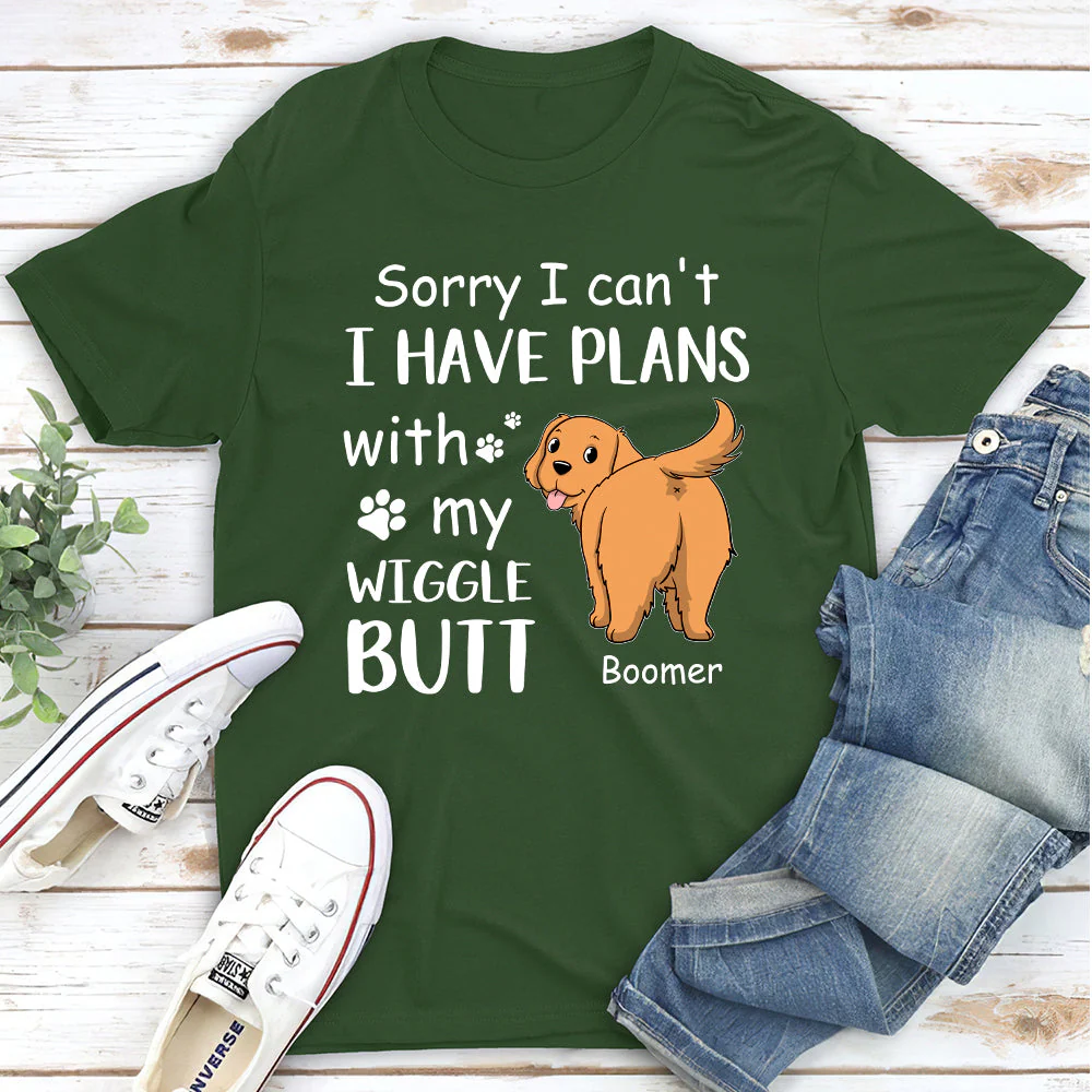 I Have Plans - Personalized Custom Unisex T-shirt - Image 3