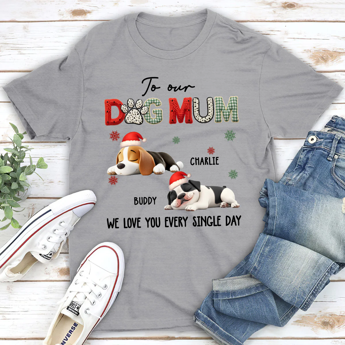 I Hear Bells Jingle - Personalized Custom 3D Effect Unisex T-shirt - Image 2