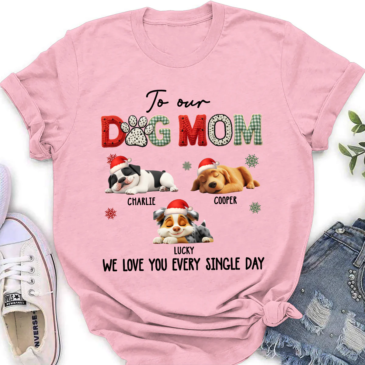 I Hear Bells Jingle - Personalized Custom 3D Effect Women's T-Shirt - Image 3