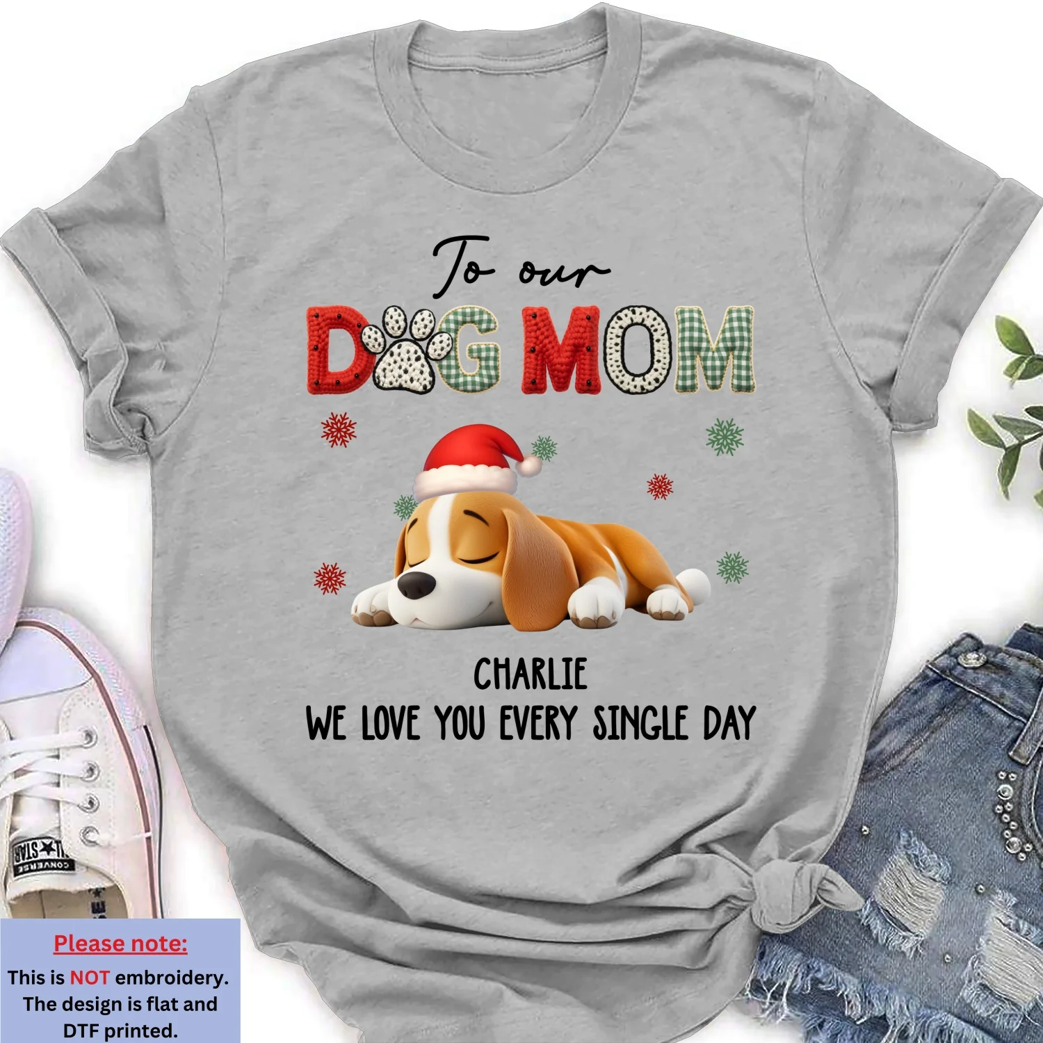 I Hear Bells Jingle - Personalized Custom 3D Effect Women's T-Shirt - Image 6