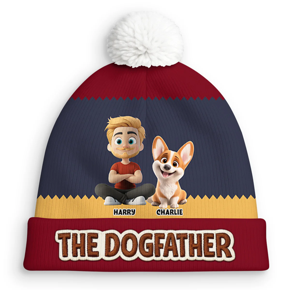 I Like It This Way - Personalized Custom 3D Effect Bobble Beanie Hat