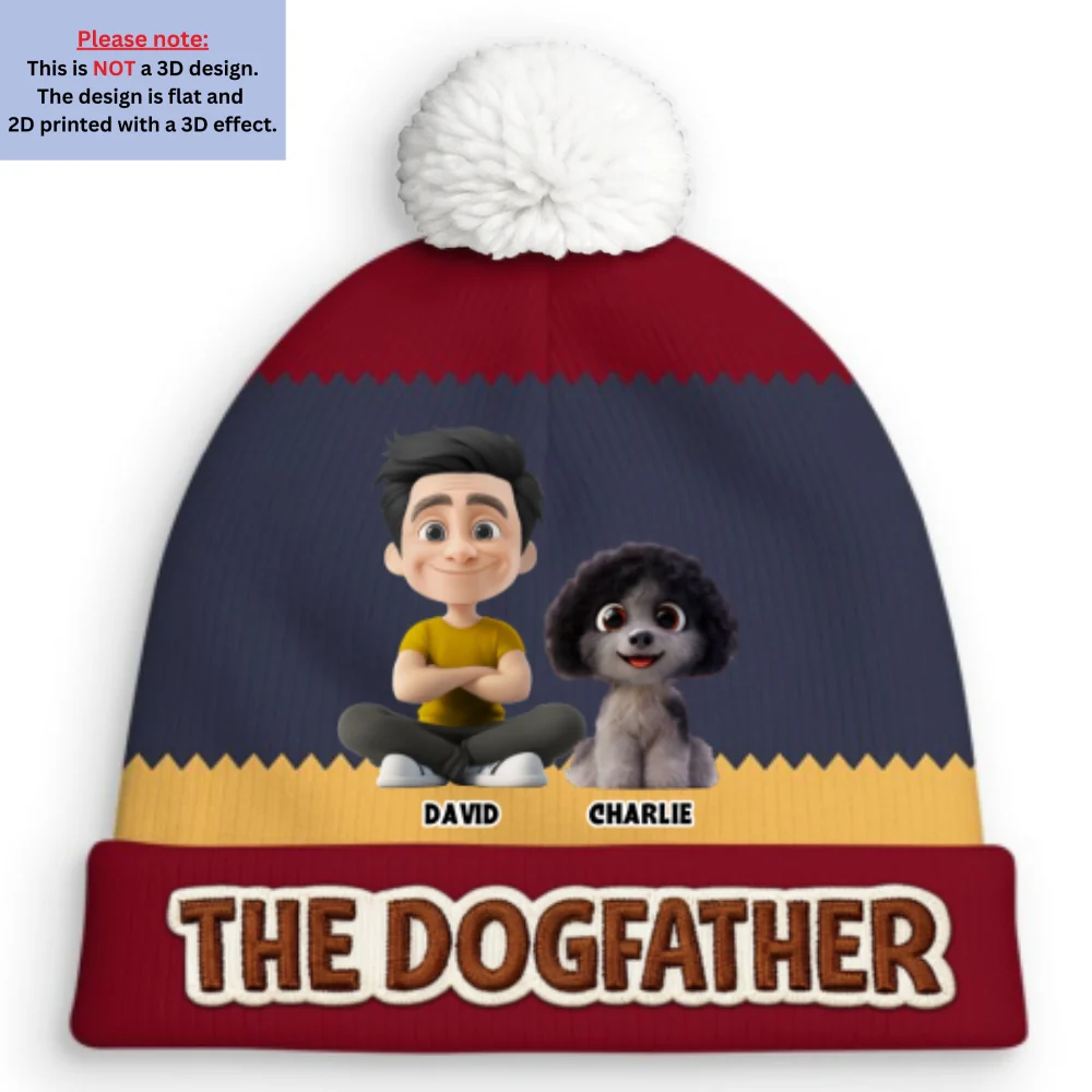 I Like It This Way - Personalized Custom 3D Effect Bobble Beanie Hat - Image 9