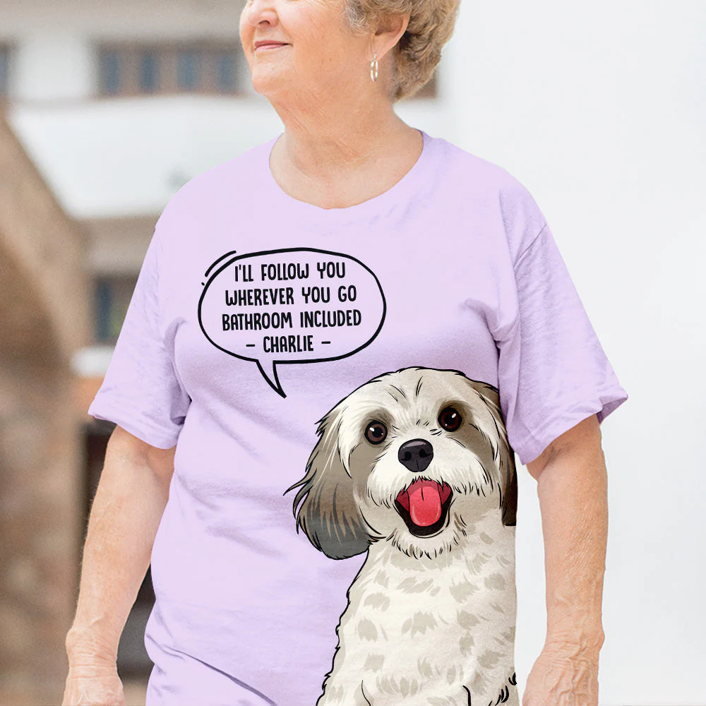 I‘ll Follow You - Personalized Custom All-over-print T-shirt - Image 2