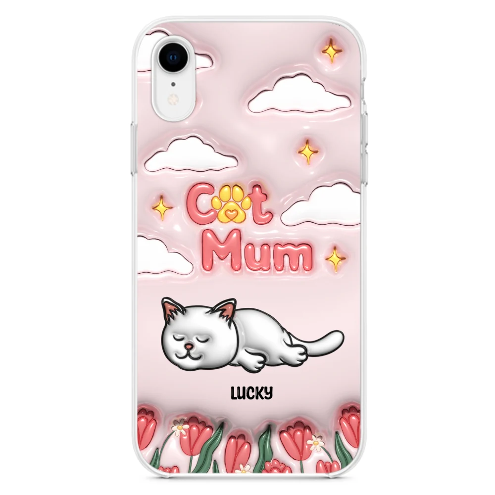 I Love My Cat Mom - Personalized Custom 3D Inflated Effect Phone Case - Image 23