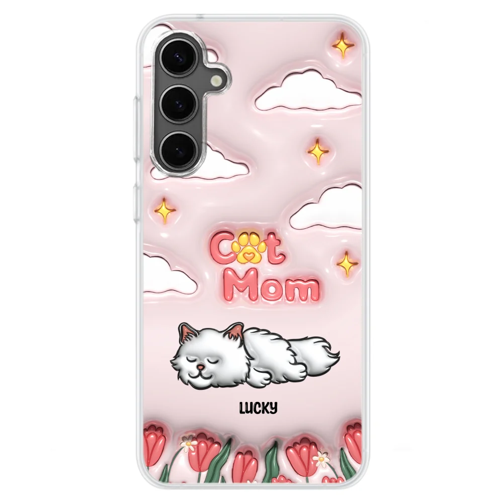 I Love My Cat Mom - Personalized Custom 3D Inflated Effect Phone Case - Image 28