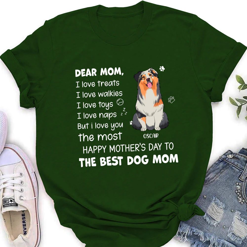 I Love Treats - Personalized Custom Women's T-shirt - Image 5