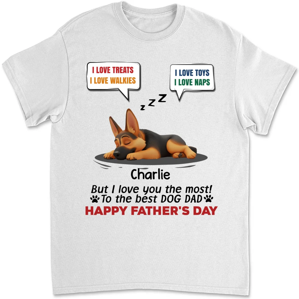 I Love You The Most - Personalized Custom Shirt - Image 7