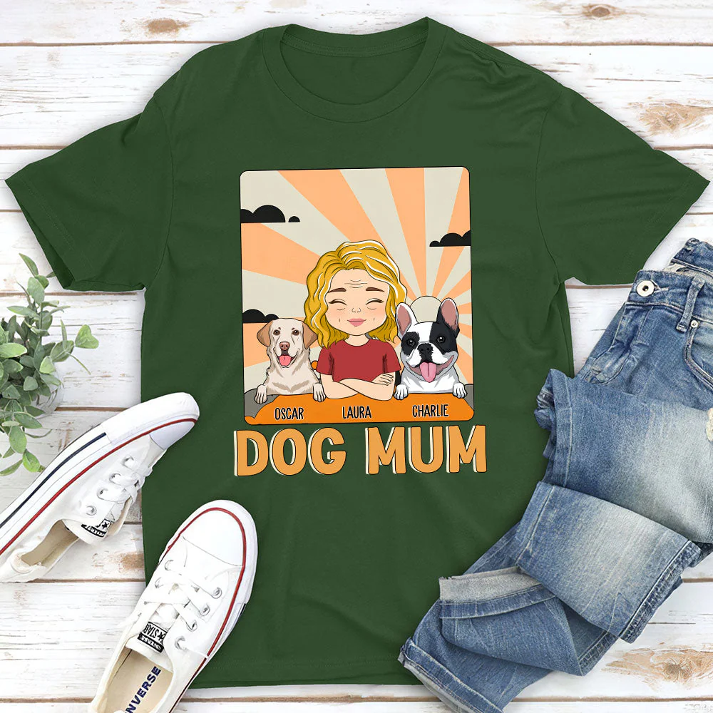 I Luv U Mom - Personalized Custom Premium T-shirt - Image 3
