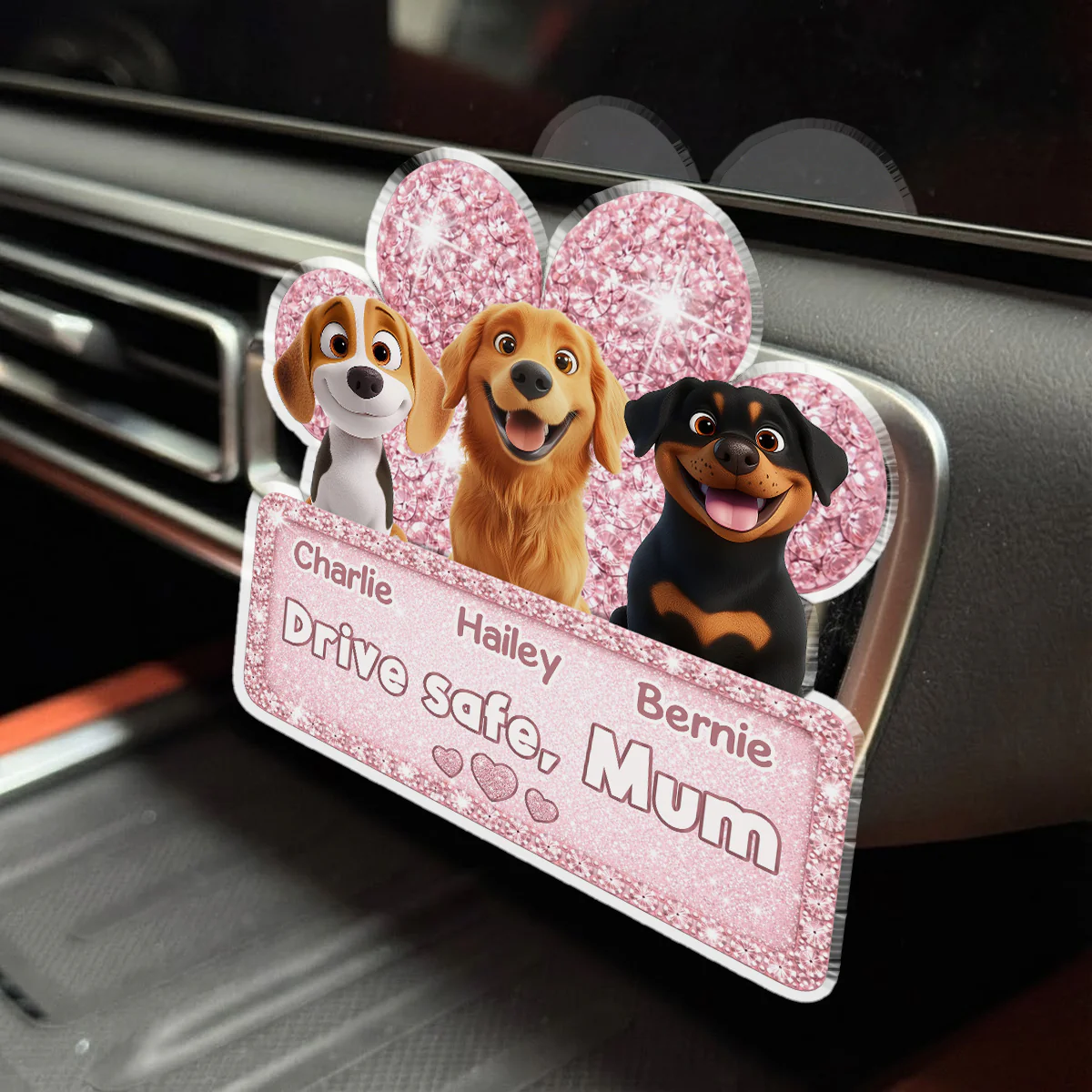 I Need You - Personalized Custom Car Vent Clip - Image 3