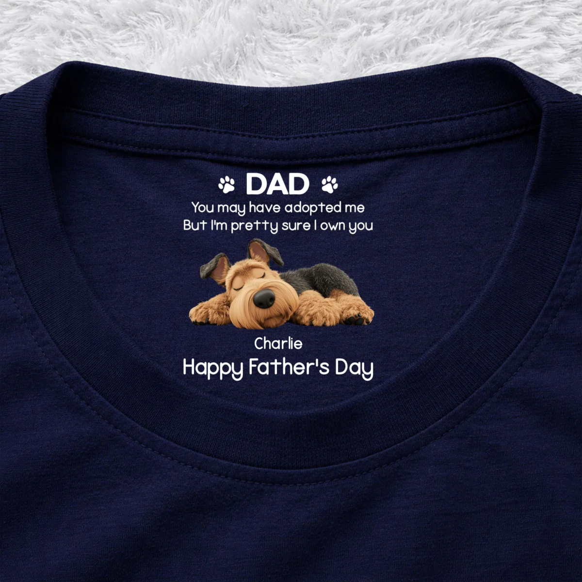 I Own You For Sure - Personalized Custom Inside Neck Print T-shirt - Image 10