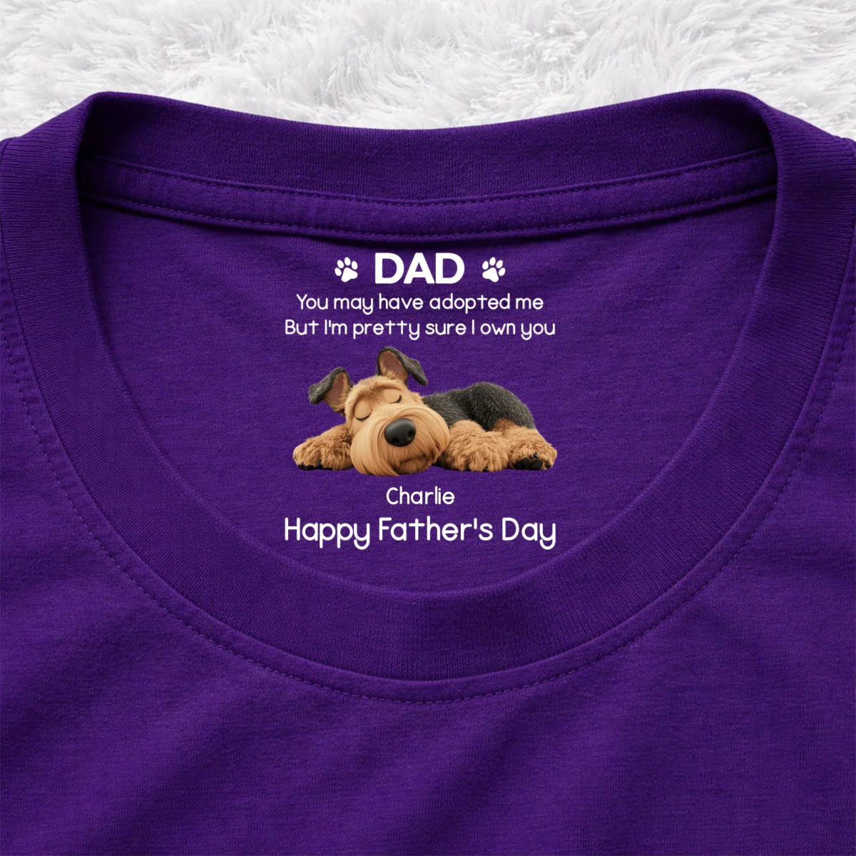 I Own You For Sure - Personalized Custom Inside Neck Print T-shirt - Image 11