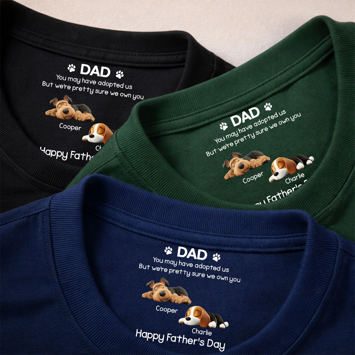 I Own You For Sure - Personalized Custom Inside Neck Print T-shirt - Image 4