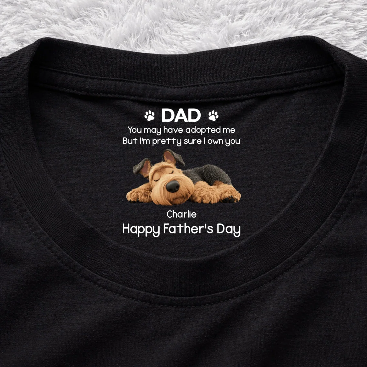 I Own You For Sure - Personalized Custom Inside Neck Print T-shirt - Image 7