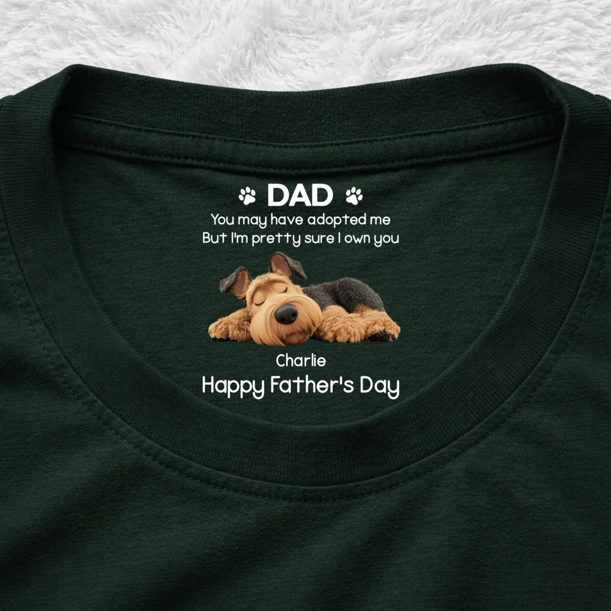 I Own You For Sure - Personalized Custom Inside Neck Print T-shirt - Image 9
