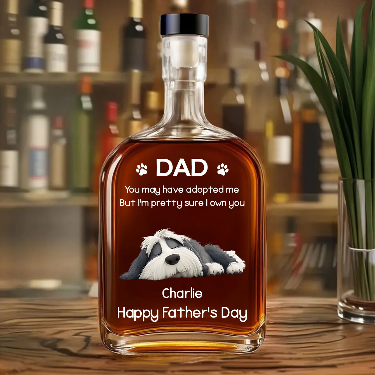 I Own You For Sure - Personalized Custom Spirits Decanter - Image 2