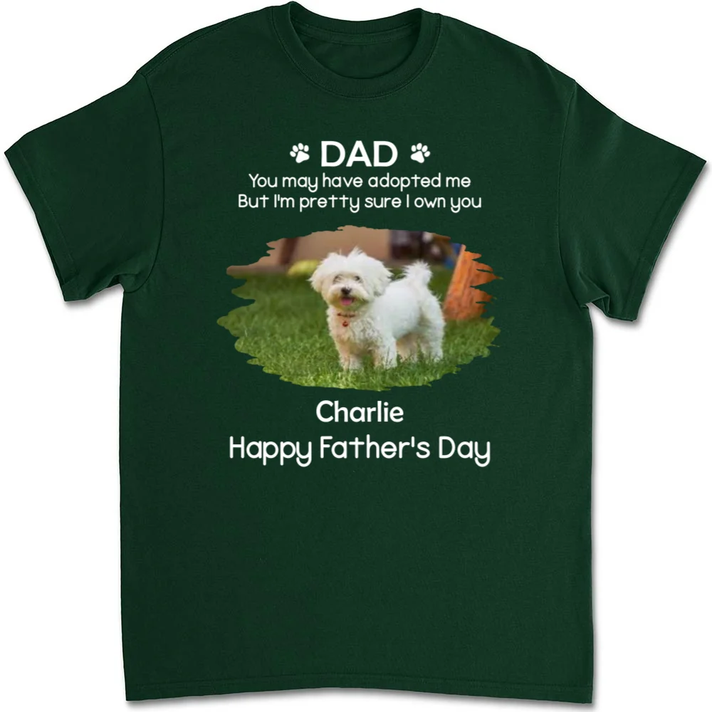 I Own You For Sure Photo - Personalized Custom Unisex T-shirt - Image 8