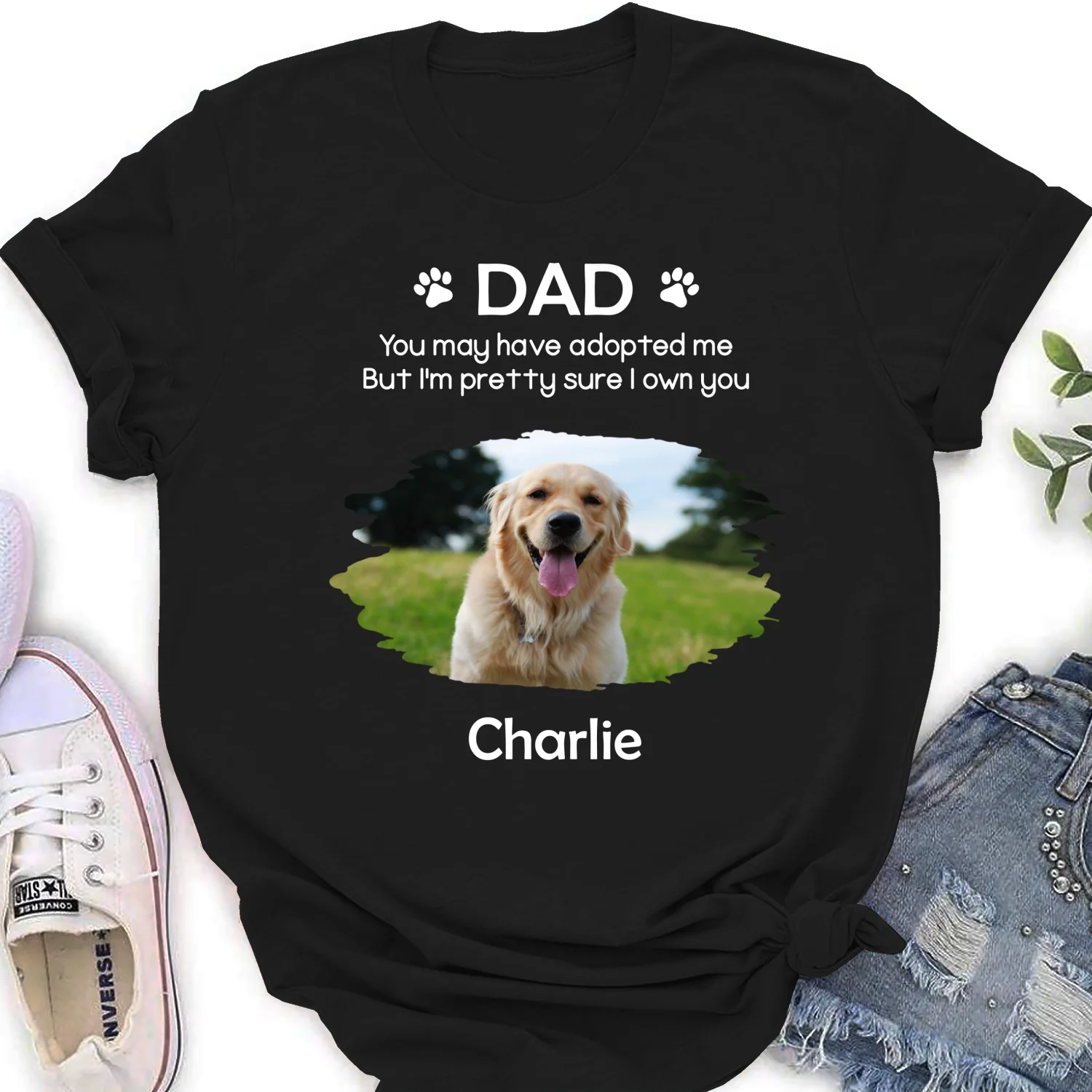 I Own You For Sure Version 2 Photo- Personalized Custom Women's T-Shirt - Image 6