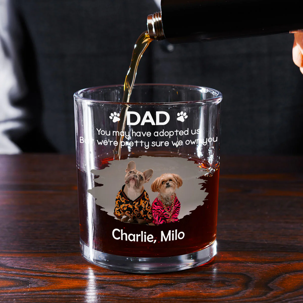 I Own You For Sure Version Photo 2 - Personalized Custom Whiskey Glass - Image 3