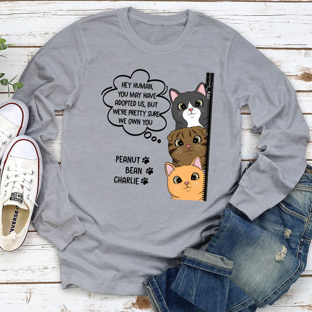 I Own You - Personalized Custom Long Sleeve T-shirt - Image 2