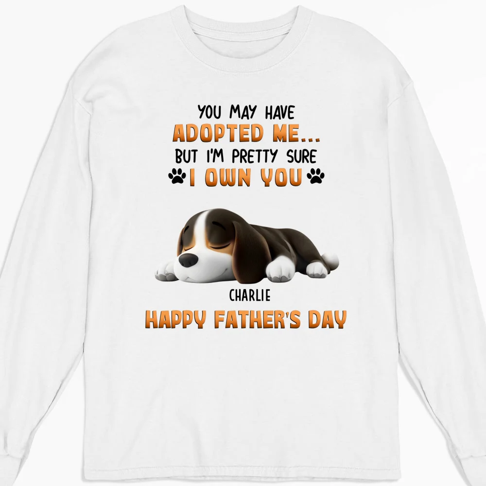 I Own You - Personalized Custom Long Sleeve T-Shirt - Image 4