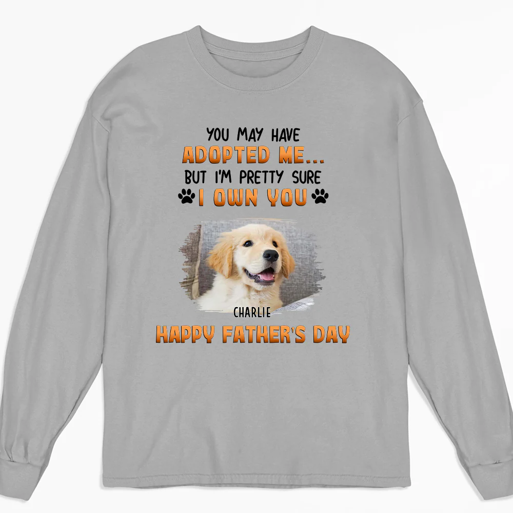 I Own You Photo - Personalized Custom Long Sleeve T-Shirt