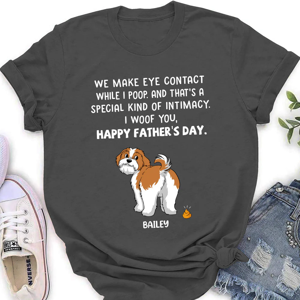 I Poop - Personalized Custom Women's T-shirt - Image 3