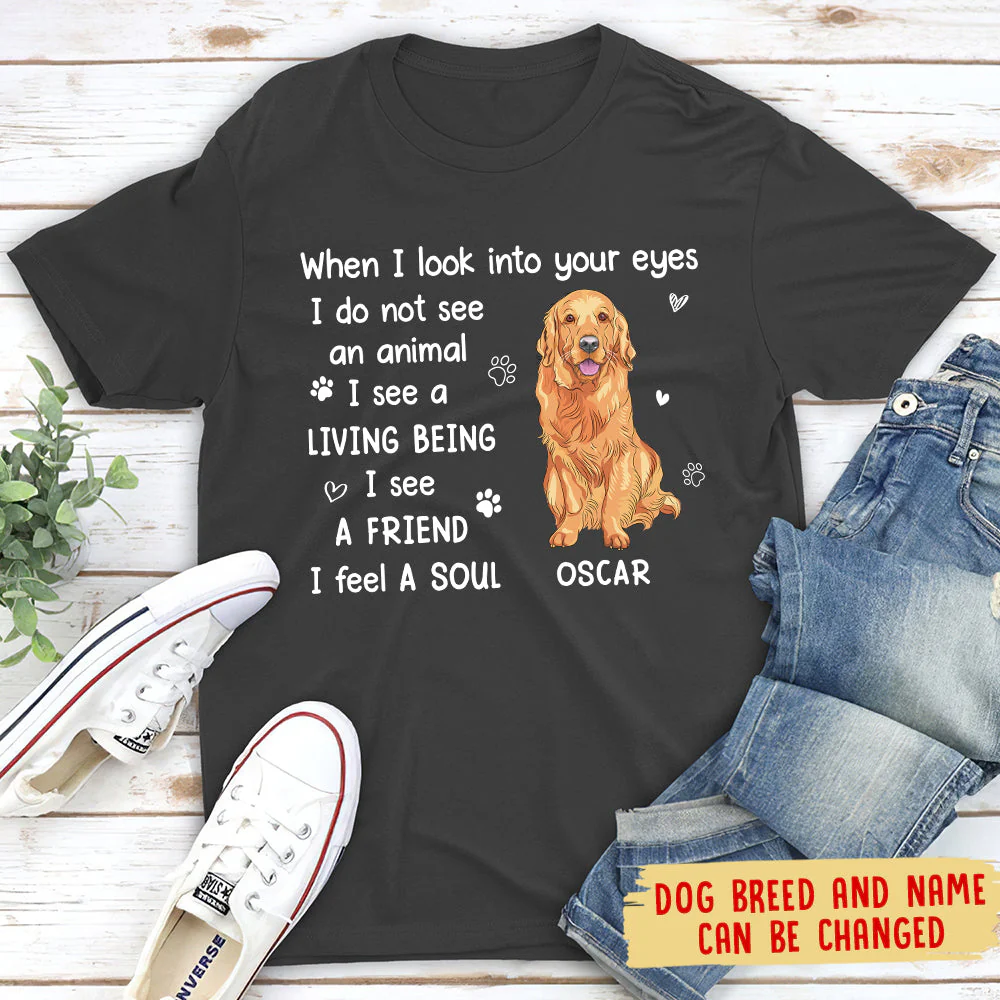 I See A Friend - Personalized Custom Unisex T-shirt - Image 2