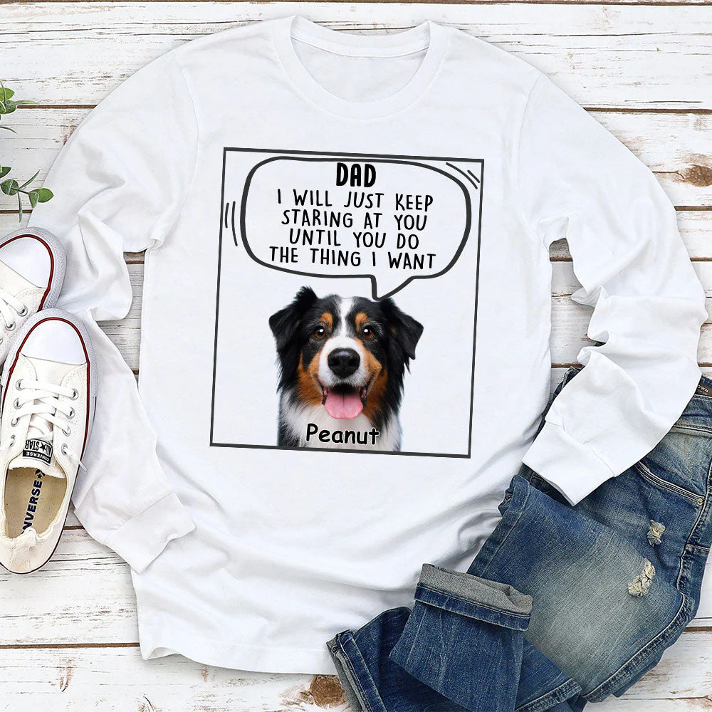 I Will Just Photo - Personalized Custom Long Sleeve T-shirt - Image 2